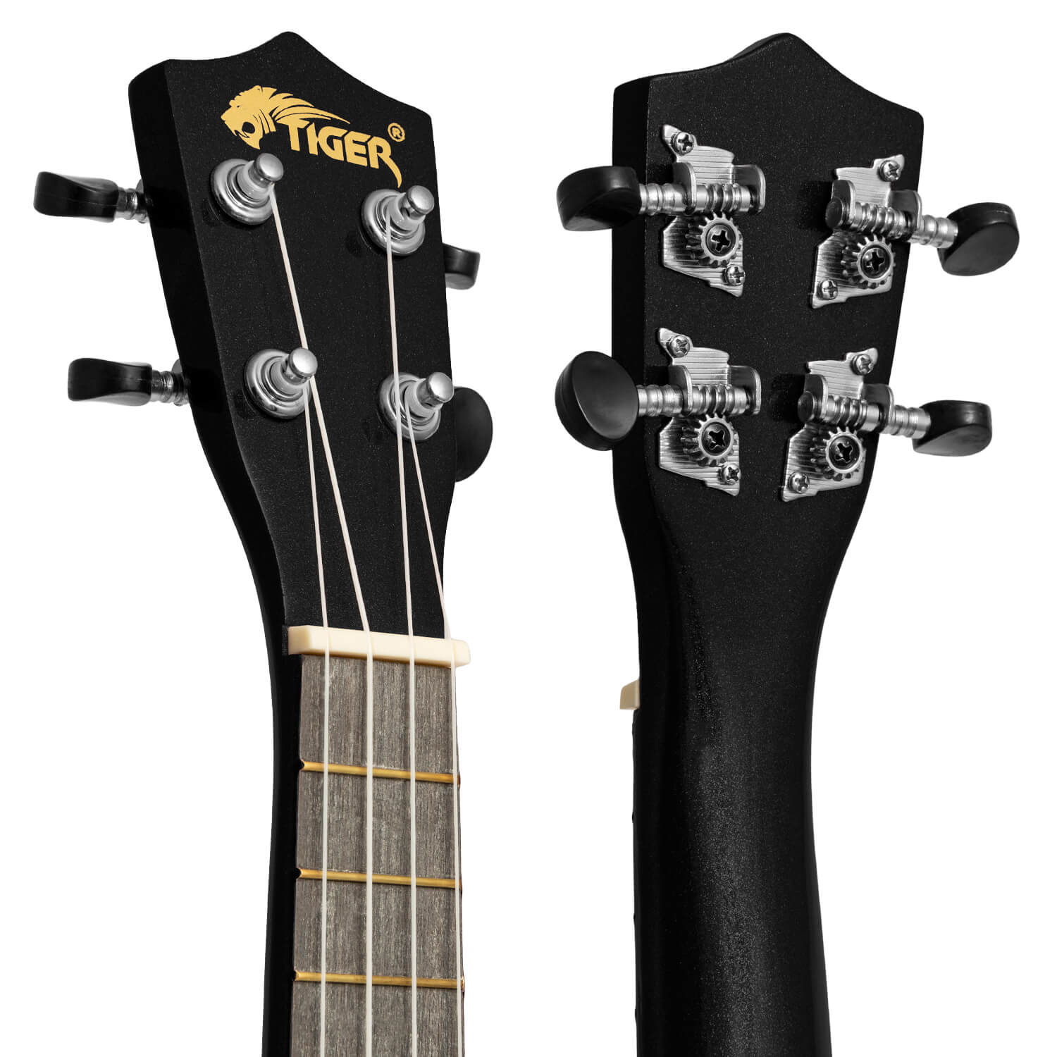 TIGER UAC4-PK Tracolla Per Ukulele - Per Ukulele Soprano, Concerto, Tenore E Baritono - Con Porta Plettri - Rosa